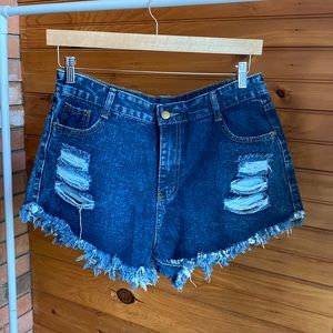 Shein Women’s Jean Shorts, Sz XL